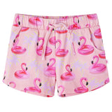 Vidaxl Children's Shorts with Trekkoord 128 Light Pink