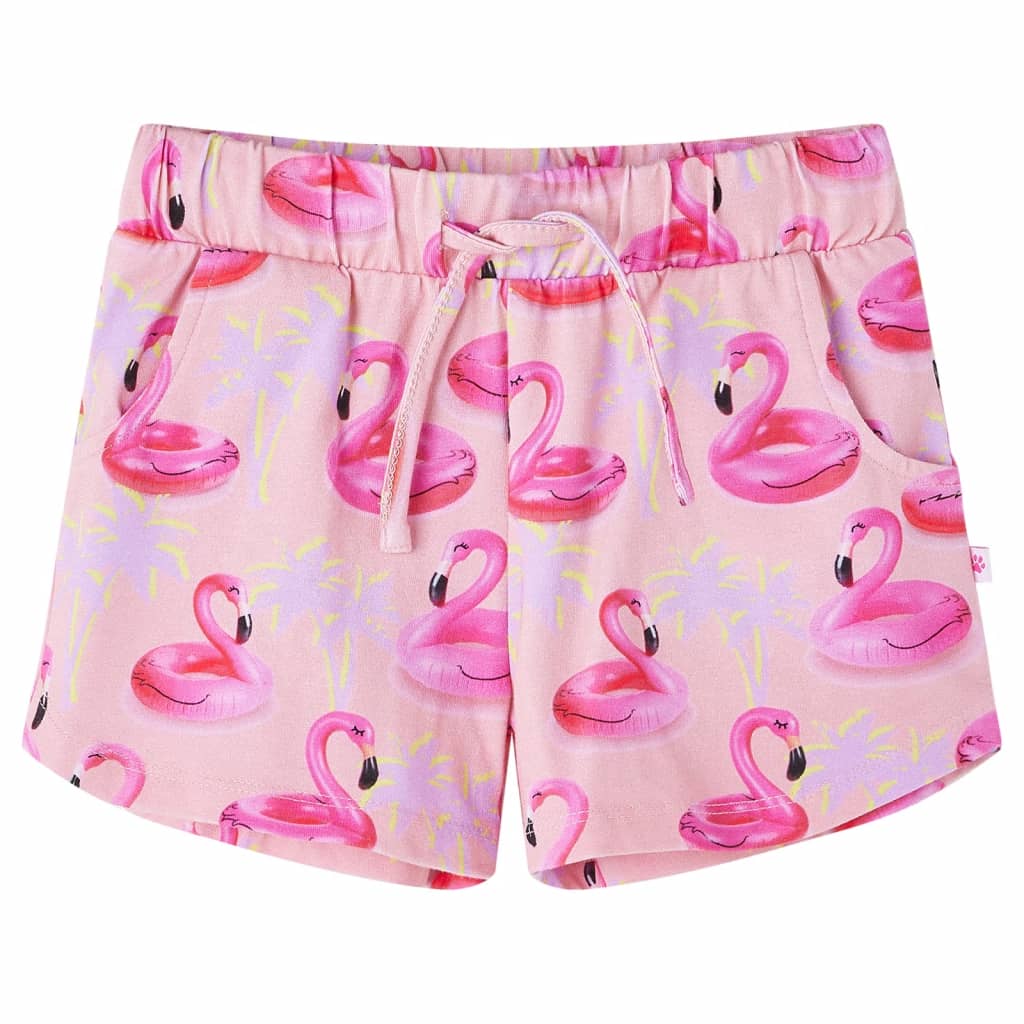 Vidaxl Children's Shorts with Trekoord 140 Light Pink