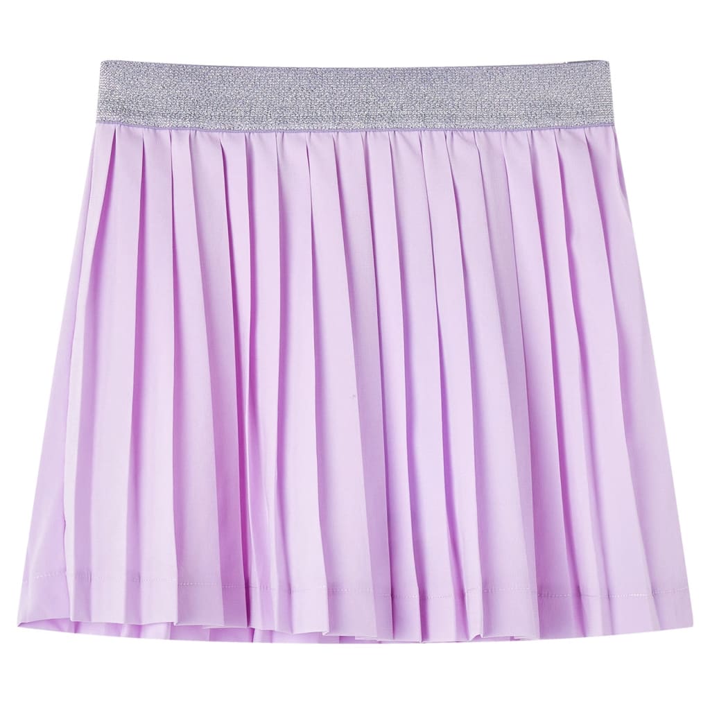 Vidaxl barns veckade kjol 92 lila
