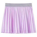 Vidaxl barns veckade kjol 92 lila