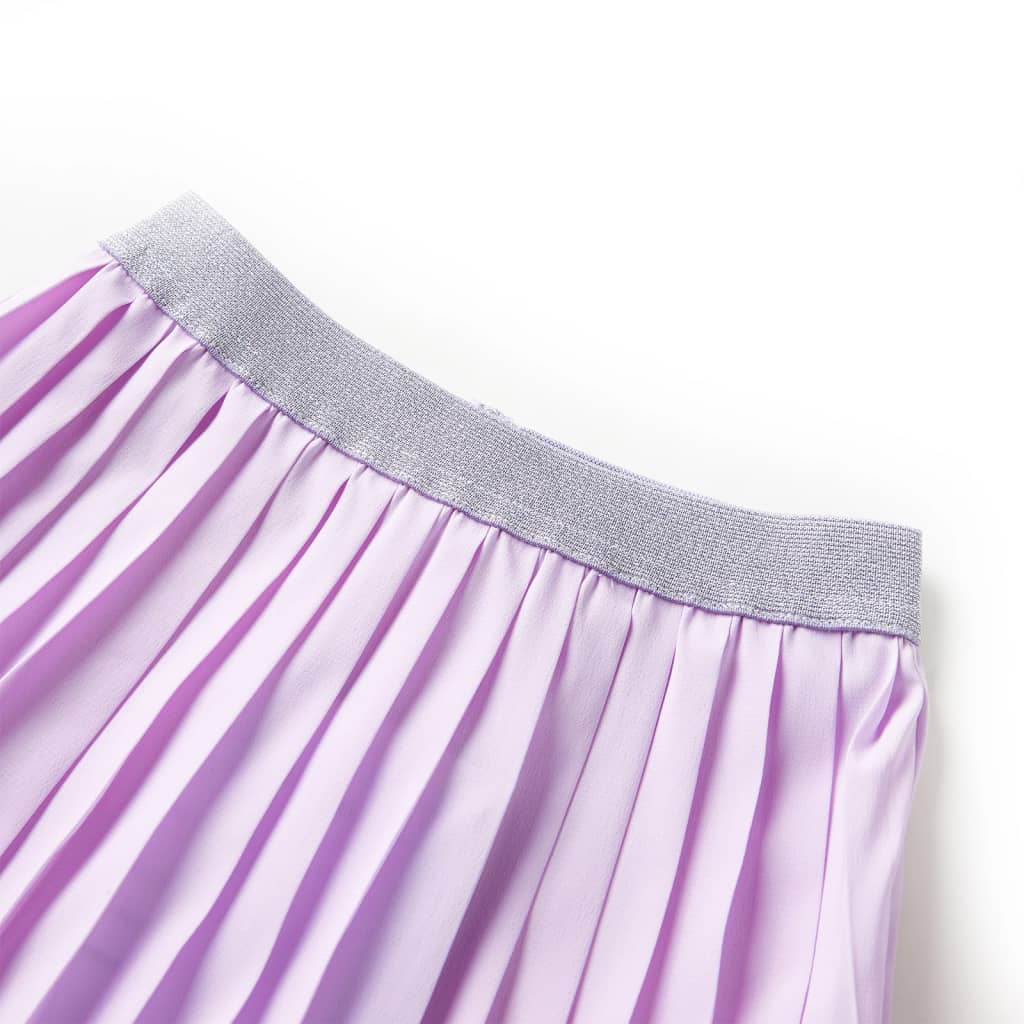 Vidaxl Falda infantil doblada 128 lila