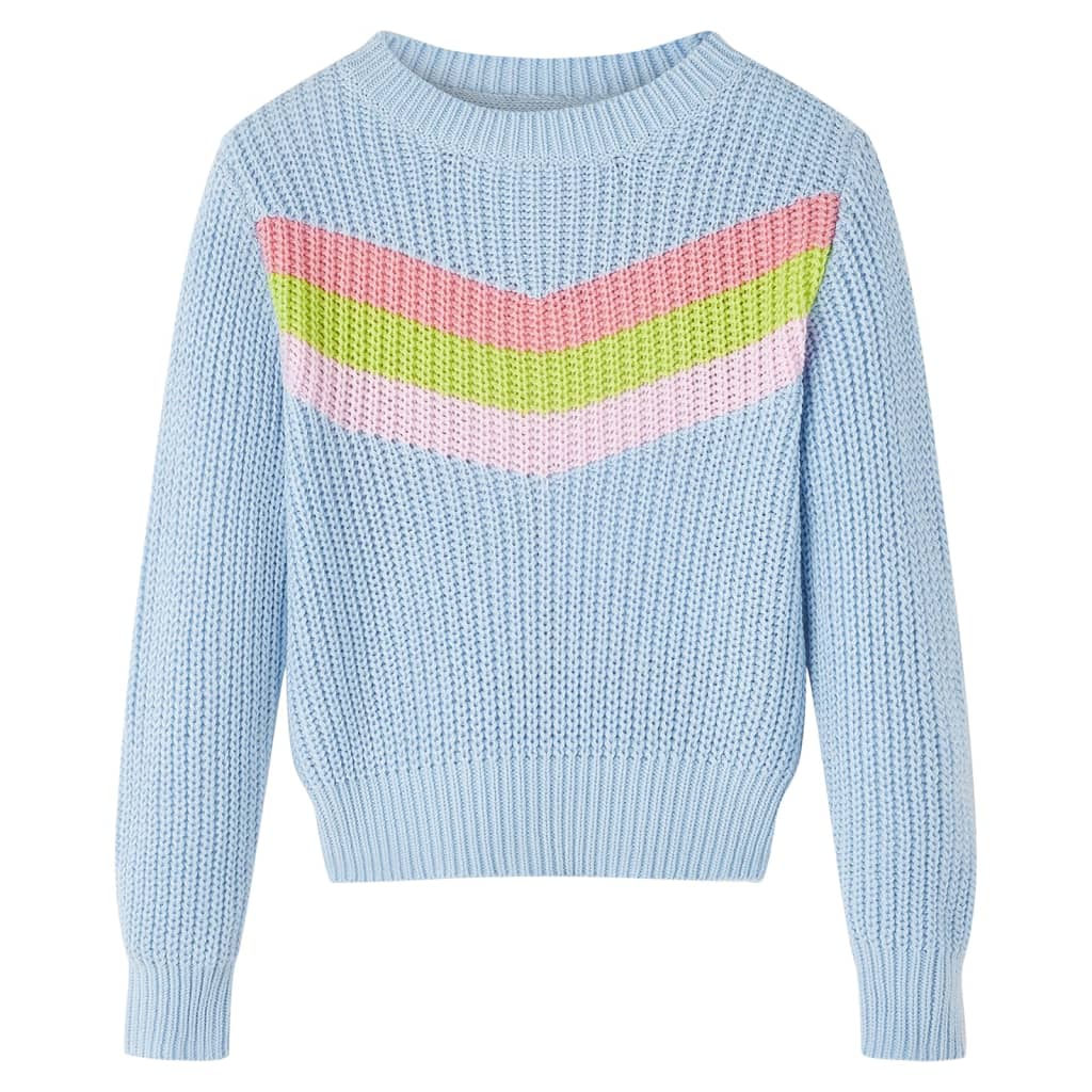 Vidaxl Children's Sweter na drutach 104 niebieski