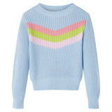 Vidaxl Children's Sweter na drutach 104 niebieski