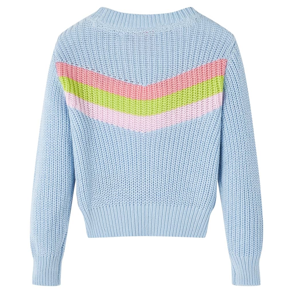Vidaxl Children's Sweter na drutach 104 niebieski