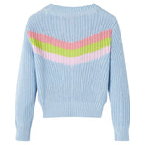 Vidaxl Children's Sweter na drutach 104 niebieski