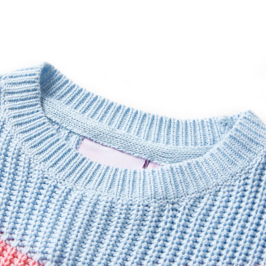 Vidaxl Children's Sweter na drutach 104 niebieski