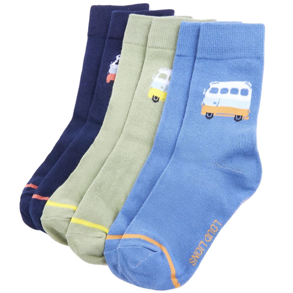 Vidaxl Kanner Socken 5 Puer vun der EU 26-29