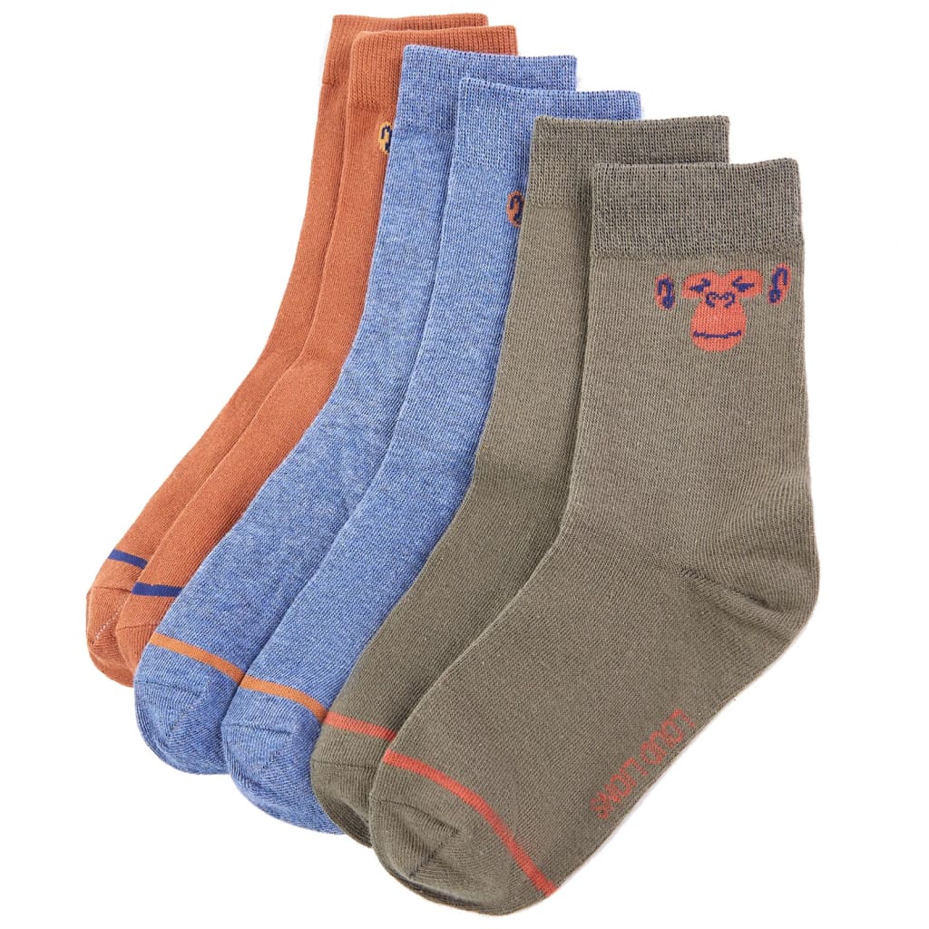 Vidaxl Children's socks 5 pairs of EU 23-26