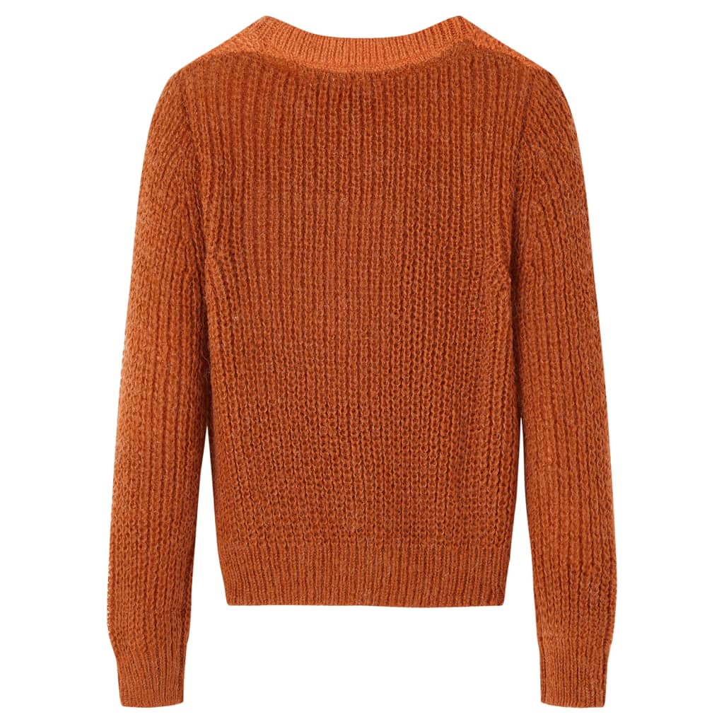 Vidaxl Séter para niños Knitt 140 Cognac Colored