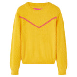 Vidaxl Children's sweater knitted 104 darker poker