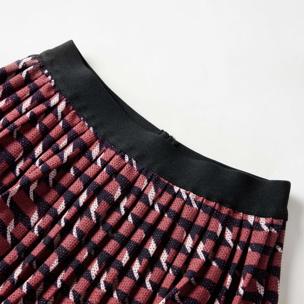 Vidaxl Børns nederdel plisseret med glitter 116 Navy Blue