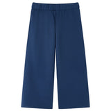 Vidaxl -Kinderhosen mit breiten Beinen 116 Marineblau
