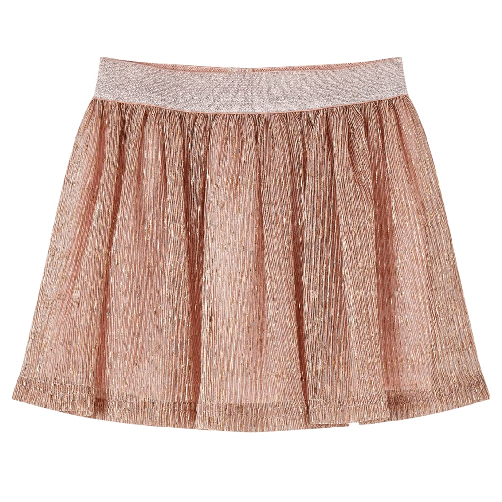 Vidaxl Børns nederdel med glitter 92 Soft Pink