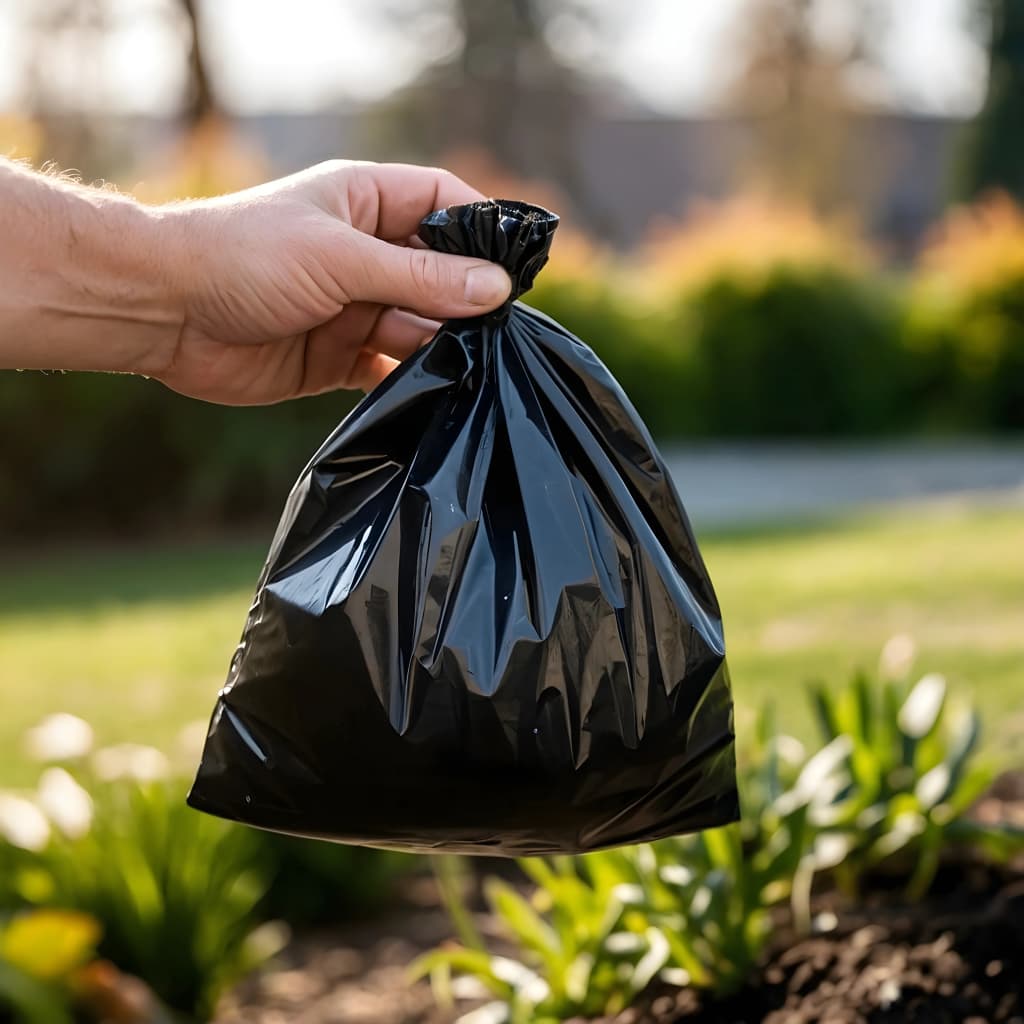 Vidaxl Dog Poop Väskor 750 st 30x20 cm Polyeten svart