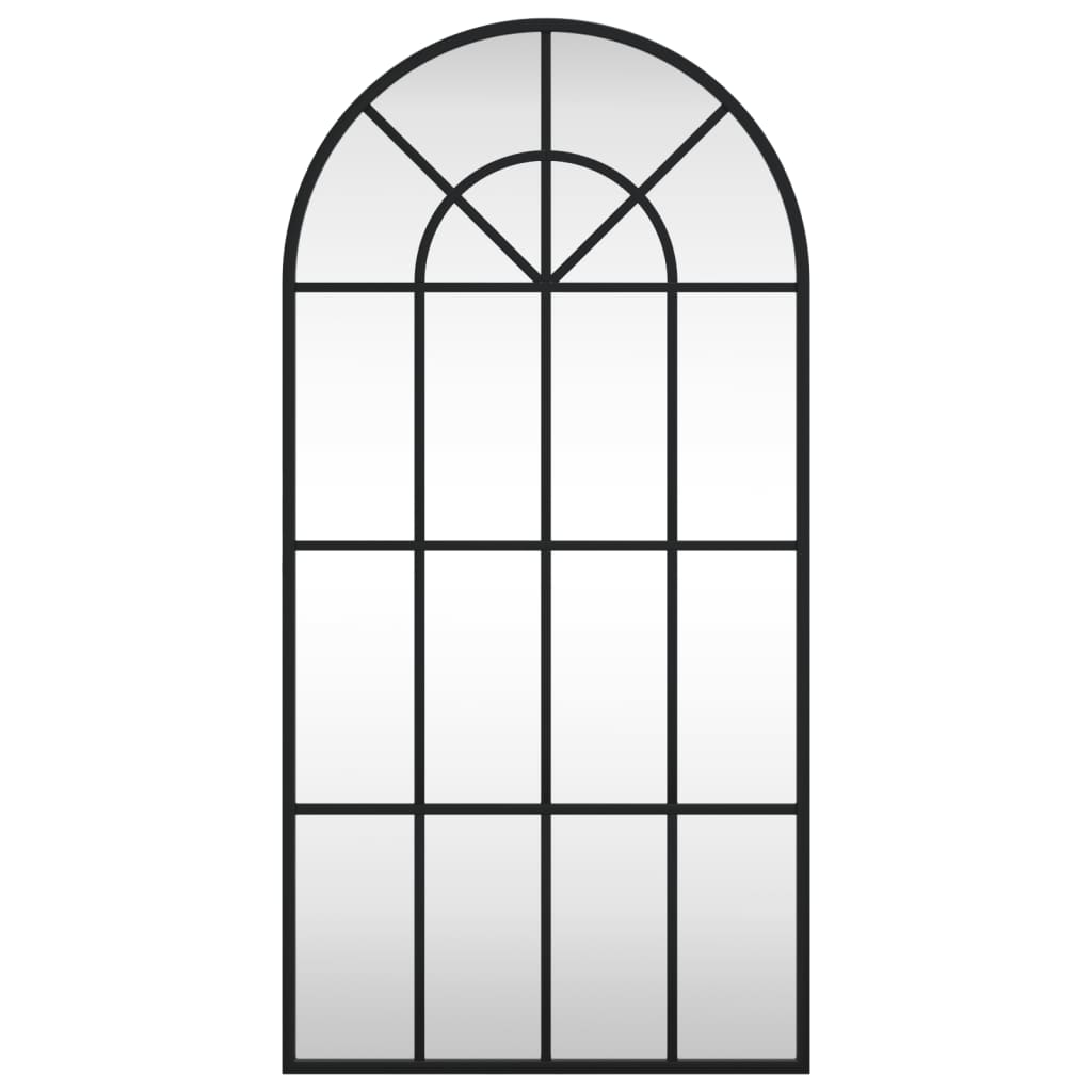 Vidaxl Wall Mirror Boog 40x80 cm Iron Black