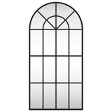 Vidaxl Wall Mirror Boog 40x80 cm Iron Black