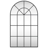 Vidaxl Wall Mirror Boog 60x100 cm Iron Black