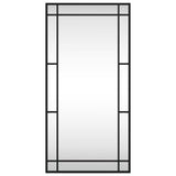 Vidaxl Wall Mirror Rectangular 40x80 cm Iron Black