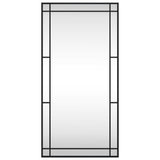 Vidaxl Wall Mirror Rectangular 50x100 cm Iron Black