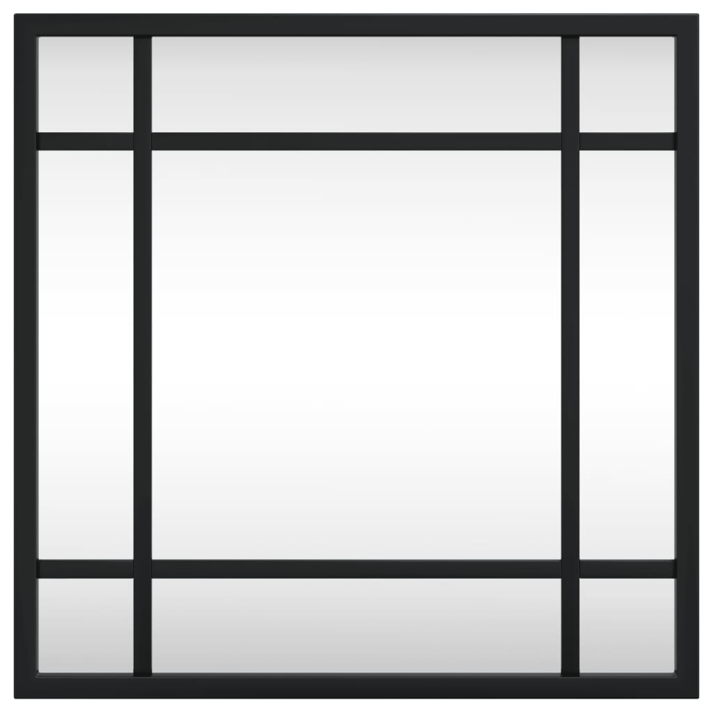 Vidaxl Wall Mirror Square 30x30 cm Iron Black