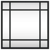 Vidaxl Wall Mirror Square 30x30 cm Iron Black