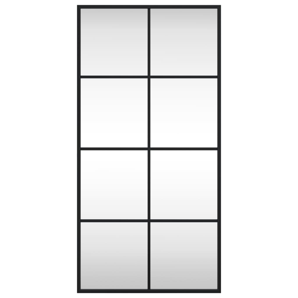 Vidaxl Wall Mirror Rectangular 40x80 cm Iron Black