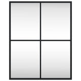 Vidaxl wall mirror rectangular 40x50 cm iron black