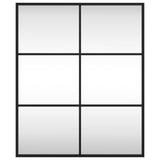 Vidaxl Wall Mirror Rectangular 50x60 cm Iron Black