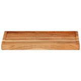 Vidaxl Hakblok 52x38x3,5 cm solid Acaciahout