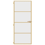 Vidaxl bannent Dier schmuel 83x2010.5 cm häerteg Glas an Aluminiumfaarf