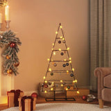 Vidaxl Christmas decoration Christmas tree 125 cm Metal Black