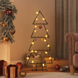 Vidaxl Christmas decoration Christmas tree 90 cm metal black