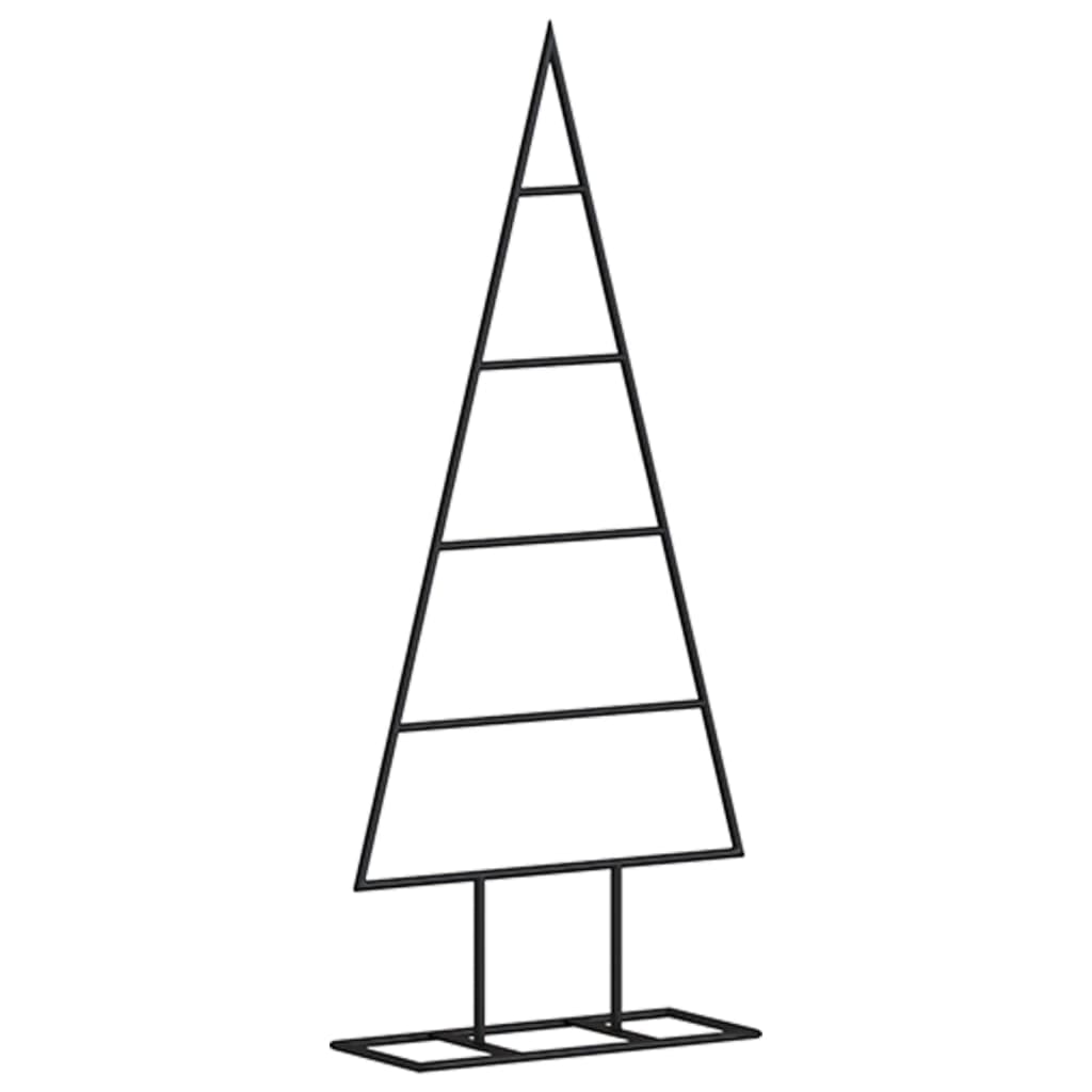 Vidaxl kerstdecoratie kerstboom 60 cm metaal zwart