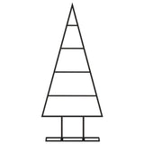 Vidaxl kerstdecoratie kerstboom 60 cm metaal zwart