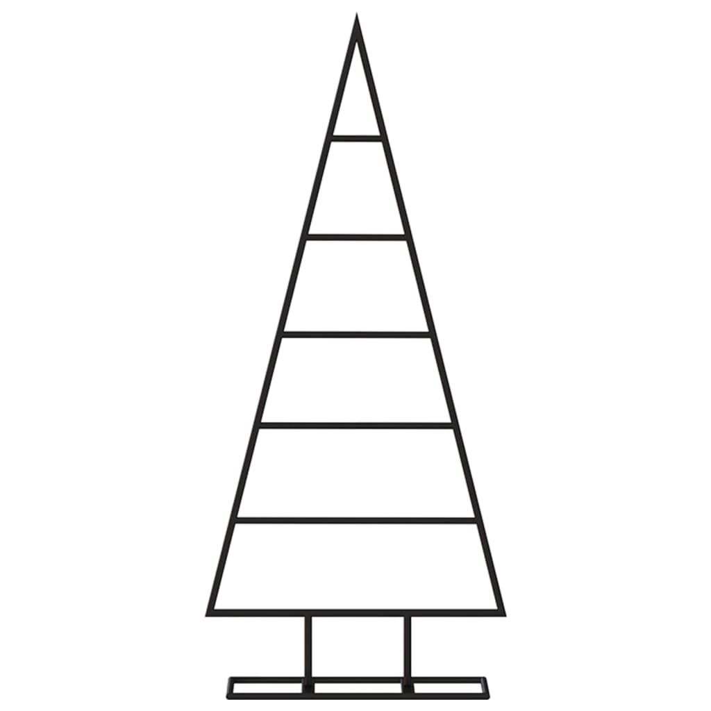 Vidaxl kerstdecoratie kerstboom 90 cm metaal zwart