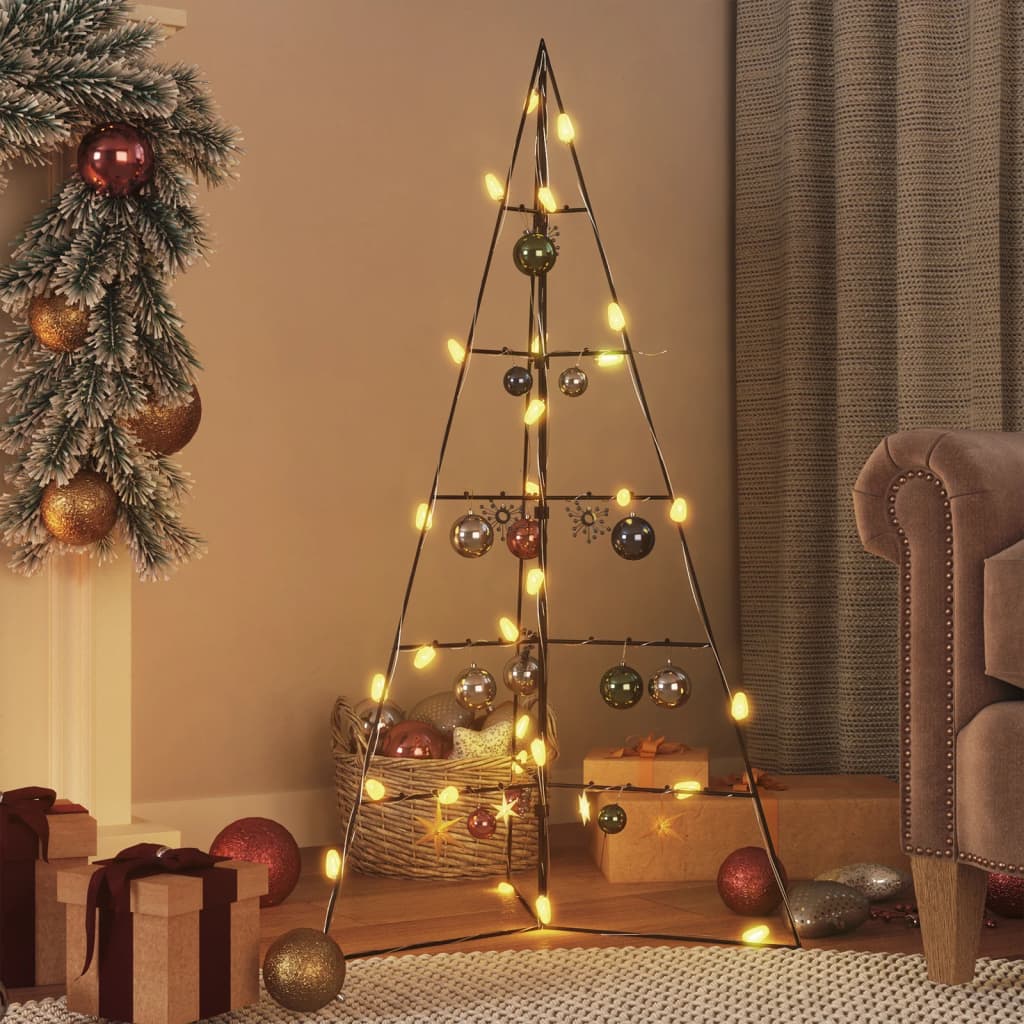 Vidaxl Christmas Decoration Tap de Noël 100 cm Métal noir