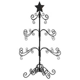 Vidaxl kerstdecoratie kerstboom 90 cm metaal zwart