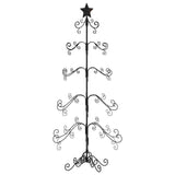 Vidaxl Christmas decoration Christmas tree 150 cm Metal Black