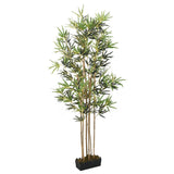 Vidaxl kënschtlech Planz Bambus 1104 Blieder 180 cm Green