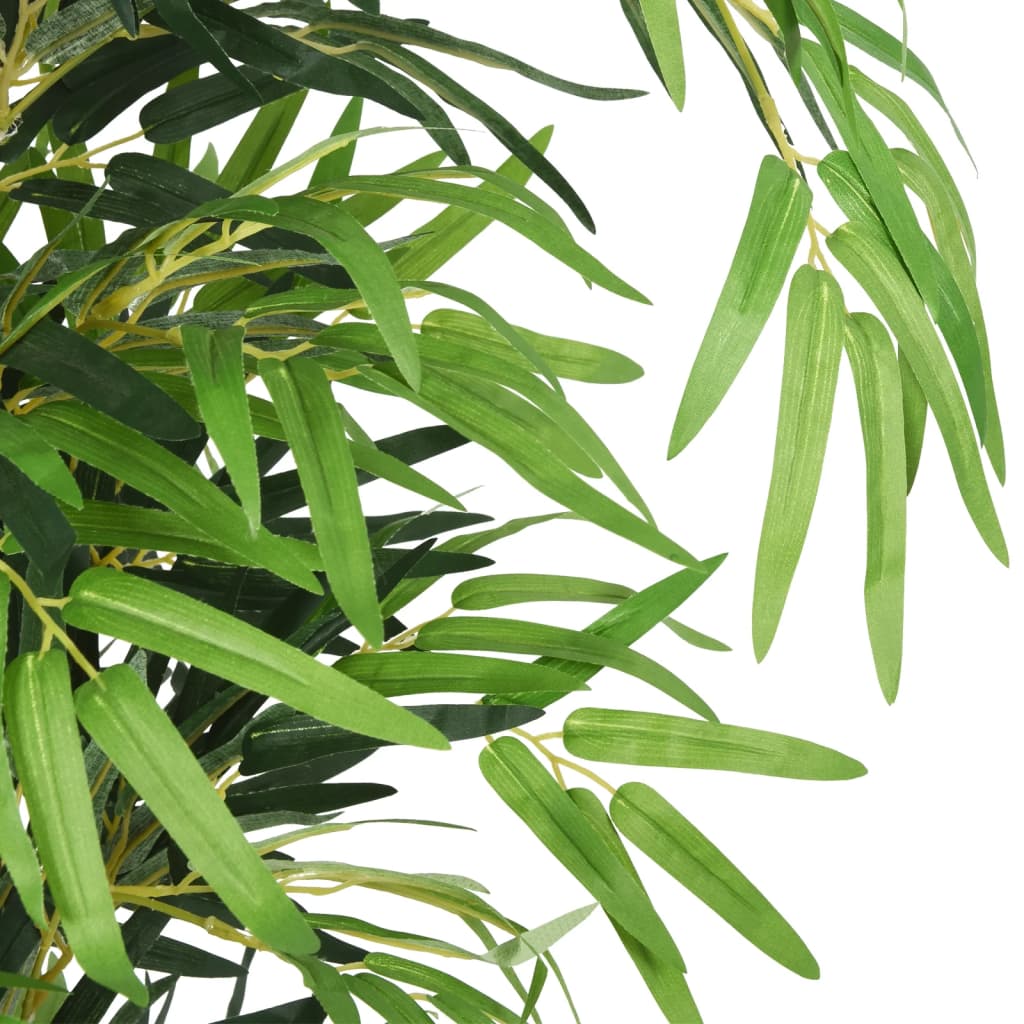 Vidaxl kunstig plante bambus 1605 blader 180 cm grønn