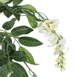 VidaXL artificial tree wisteria 560 leaves 80 cm green and white