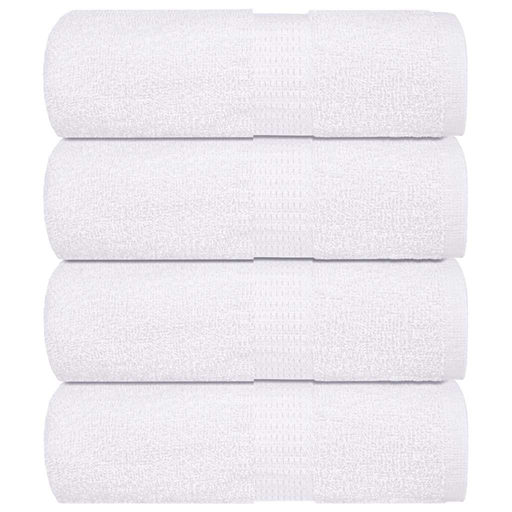 Vidaxl Guest wipes 4 st 30x50 cm 360 g m² 100% cotton white