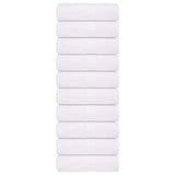 Vidaxl gostujoči brisanje 10 psov 30x50 cm 360 g m² 100% bombažne bele