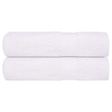 Vidaxl towels 2 st 50x100 cm 360 g m² 100% cotton white