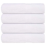 Vidaxl ručníky 4 st 50x100 cm 360 g m² 100% bavlna bílá