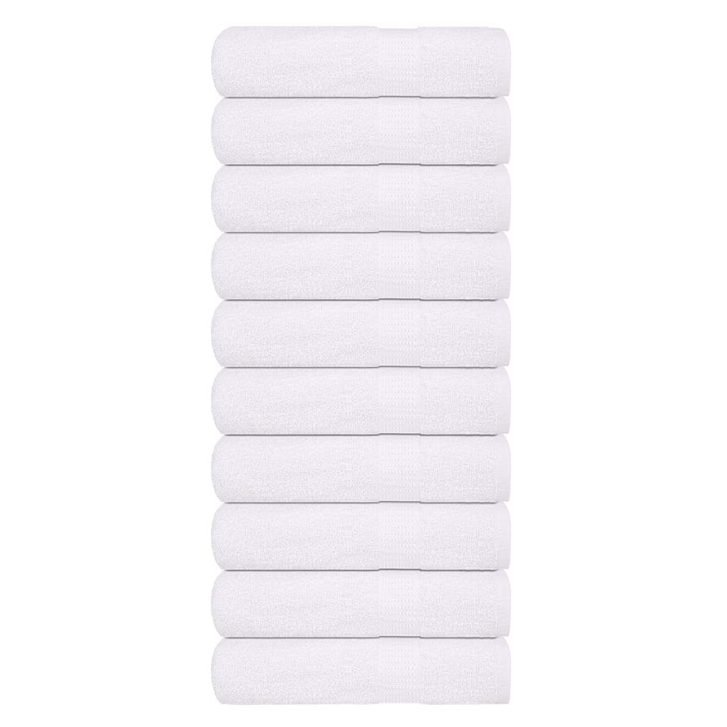 Ręczniki Vidaxl 10 St 50x100 cm 360 g m² 100% bawełniane białe