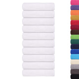 Ręczniki Vidaxl 10 St 50x100 cm 360 g m² 100% bawełniane białe