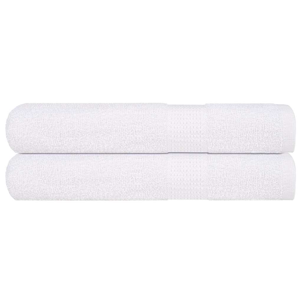 Vidaxl sauna towels 2 st 80x200 cm 360 g m² 100% cotton white