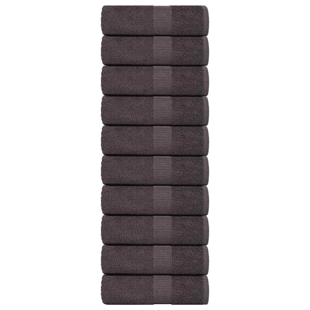 Vidaxl Wäschkleeder 10 st 15x21 cm 360 g m²poséiert 100% Kotteng anthacit faarweg faarweg faarweg Faarf