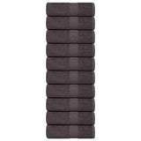 Vidaxl Wäschkleeder 10 st 15x21 cm 360 g m²poséiert 100% Kotteng anthacit faarweg faarweg faarweg Faarf